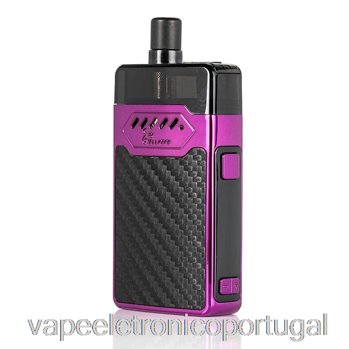 Vape Eletrônico Hellvape Grimm 30w Sistema Pod Fibra De Carbono Roxo